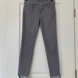Joe’s grey stretchy skinny jeans